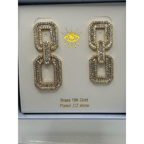 eye candy Jewelry - Eye Candy LA Luxe Collection 18k Gold Plated Earrings